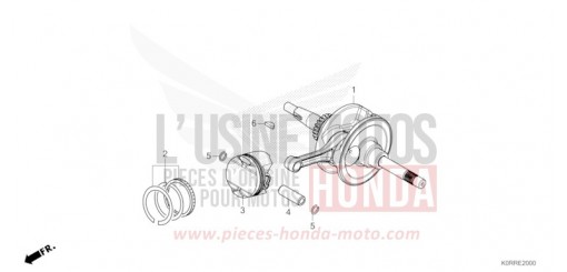 CORPS DE PAPILLON/INJECTEUR DE CARBURANT SH125ADR de 2024